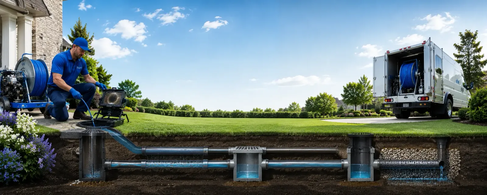 Outdoor drain cleaning information for Chadwicks, NY